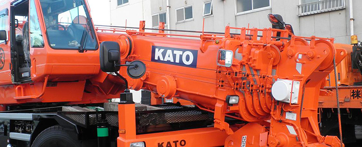 クレーンの需要が高い重機メーカーKATO